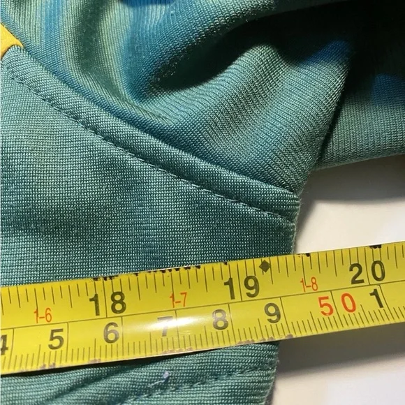 Brooks Track Jacket Team Australia Women’s Medium Green & Yellow Full Zip - Picture 10 of 11